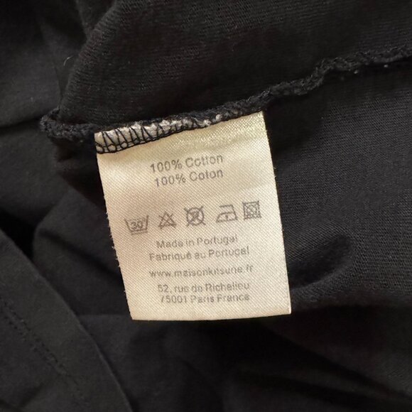 Maison Kitsuné Black Music Fashion Rare Designer Run DMC T-Shirt Size XS - Picture 4 of 8